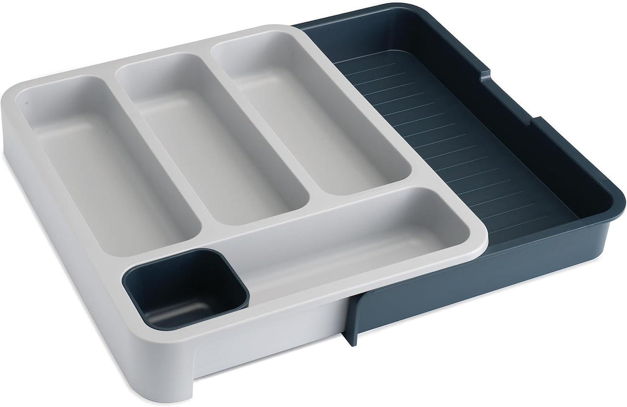 Joseph Joseph DrawerStore Expandable Grey Cutlery Tray Drawer Organiser 85042 - Vibe Home