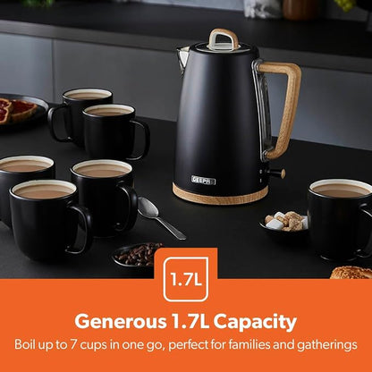 GEEPAS NordiQ Kettle GK38072UK-BK (Black)