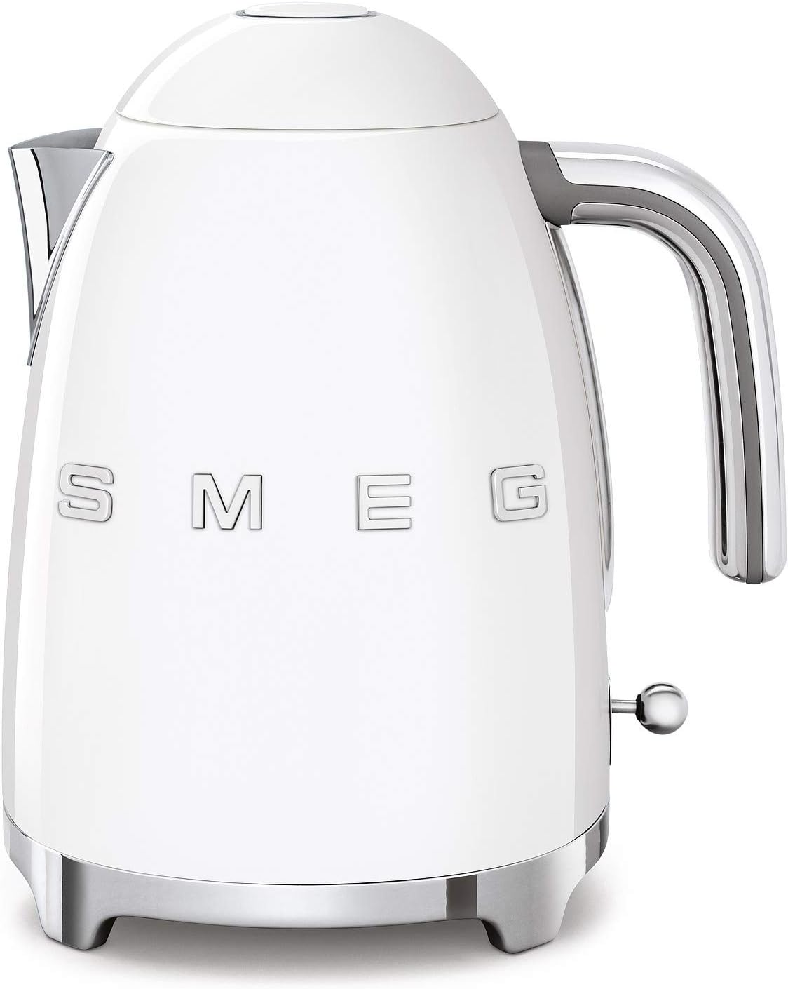 SMEG Retro Style White Kettle Stainless Steel KLF03WHUK