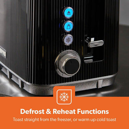Geepas GEEPAS Arcus 2 Slice Toaster GBT36570UK-BK (Black)