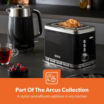 Geepas GEEPAS Arcus 2 Slice Toaster GBT36570UK-BK (Black)