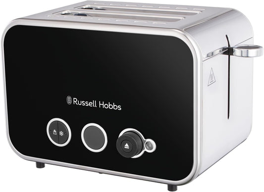 Russell Hobbs Distinctions 2 Slice Toaster Extra Long Slots 26430 (Black)