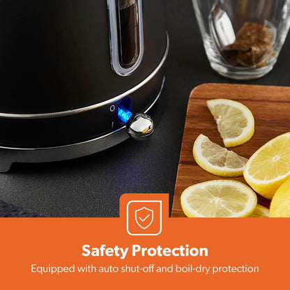 GEEPAS Retrovive Kettle GK38074UK-BK (Black)