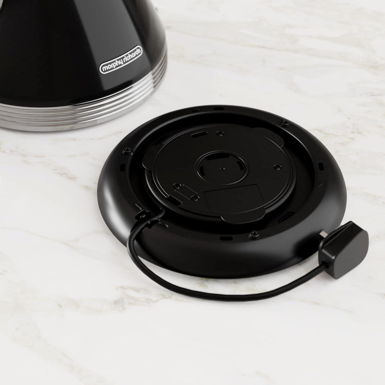 Morphy Richards Venture Black Kettle 100331 - Vibe Home