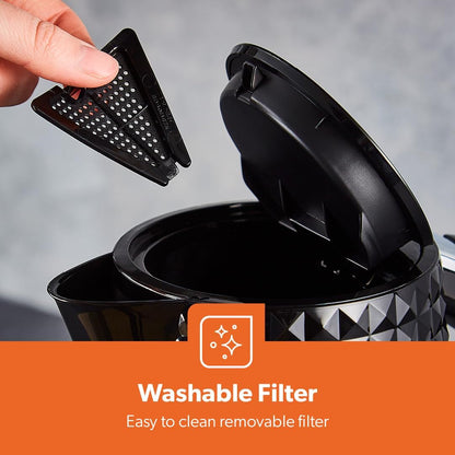 GEEPAS Argyle Kettle GK38056UK-BK (Black)