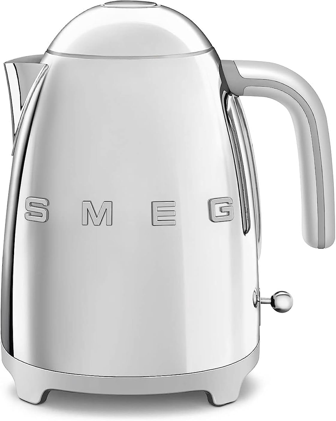 SMEG Stainless Steel Kettle Soft Opening Lid KLF03SSUK - Silver