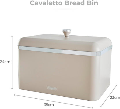 Tower Cavaletto Bread Bin Large T826130MSH (Latte)