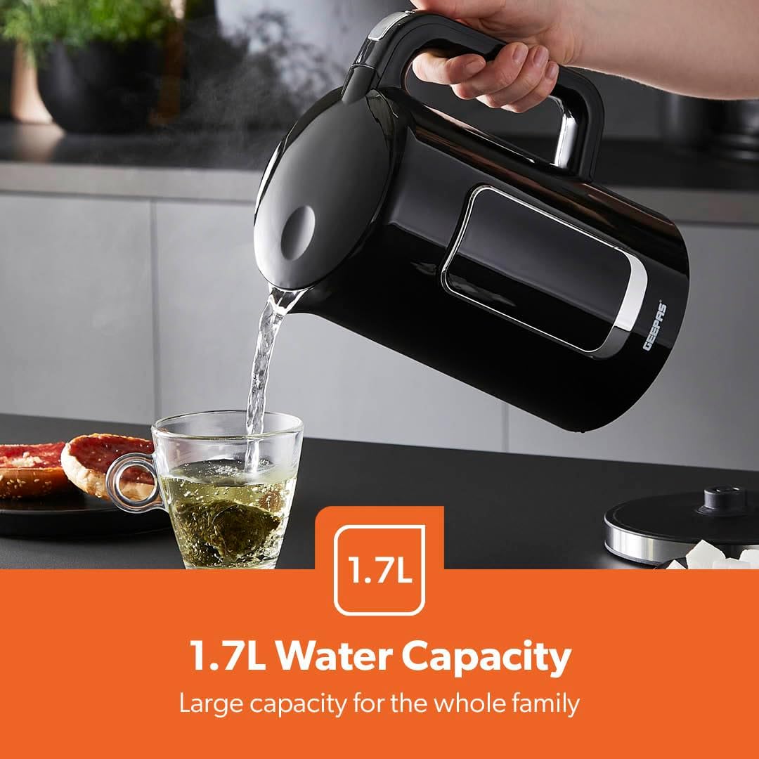 GEEPAS Digital Electric Kettle GK38071UK-BK (Black)