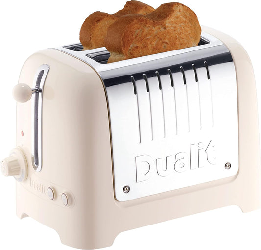 Dualit 2 Slice Lite Toaste Polished 26213 ( Canvas White Trim)