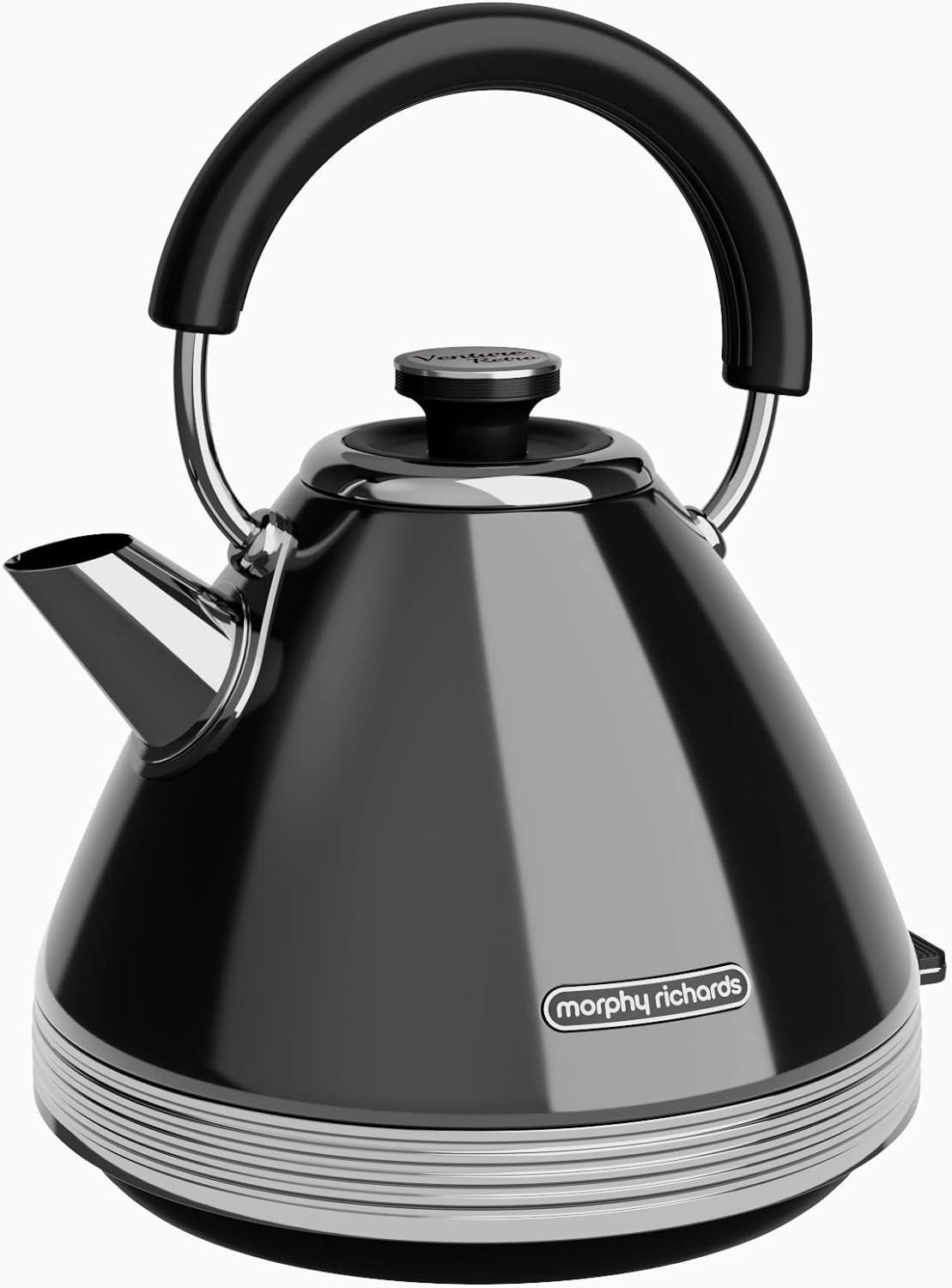 Morphy Richards Venture Black Kettle 100331 - Vibe Home