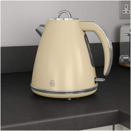 Swan Retro Kettles Cream Kettle Fast Boil Stainless Steel