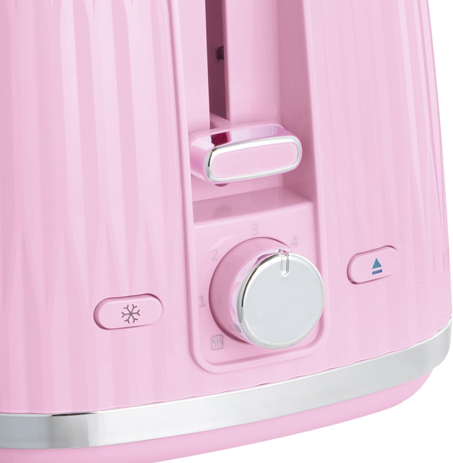 Russell Hobbs Eden 2 Slice Toaster with 6 Browning Settings 27372 (Raspberry Pink)