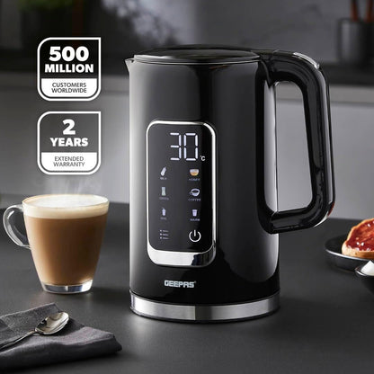 GEEPAS Digital Electric Kettle GK38071UK-BK (Black)