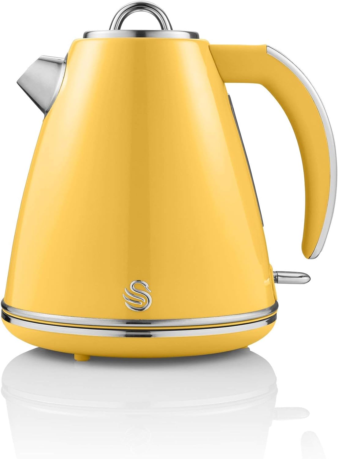 Swan Retro Yellow Kettle Kitchen Fast Boil SK19020YELN