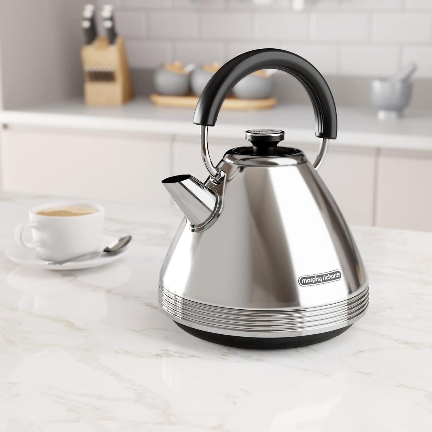 Morphy richards kettle silver best sale