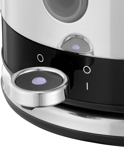 Russell Hobbs Distinctions Jug Kettle, 2 Slice Toaster & Microwave Kitchen Set (Black)