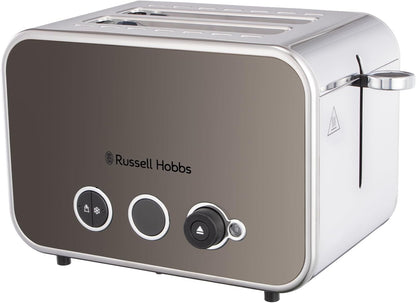 Russell Hobbs Distinctions Jug Kettle, 2 Slice Toaster & Microwave Kitchen Set (Titanium)