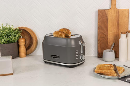 Rangemaster Classic 2 Slice Toaster RMCL2S201GY (Matt Slate Grey)