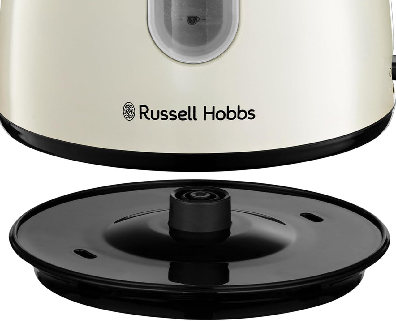 Russell Hobbs Stylevia Pyramid Kettle 28132 (Cream).