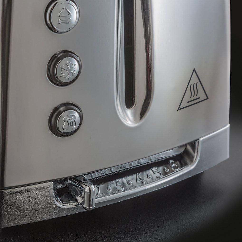 Russell Hobbs Luna Red 2 Slice Modern Toaster 1500W 23220 