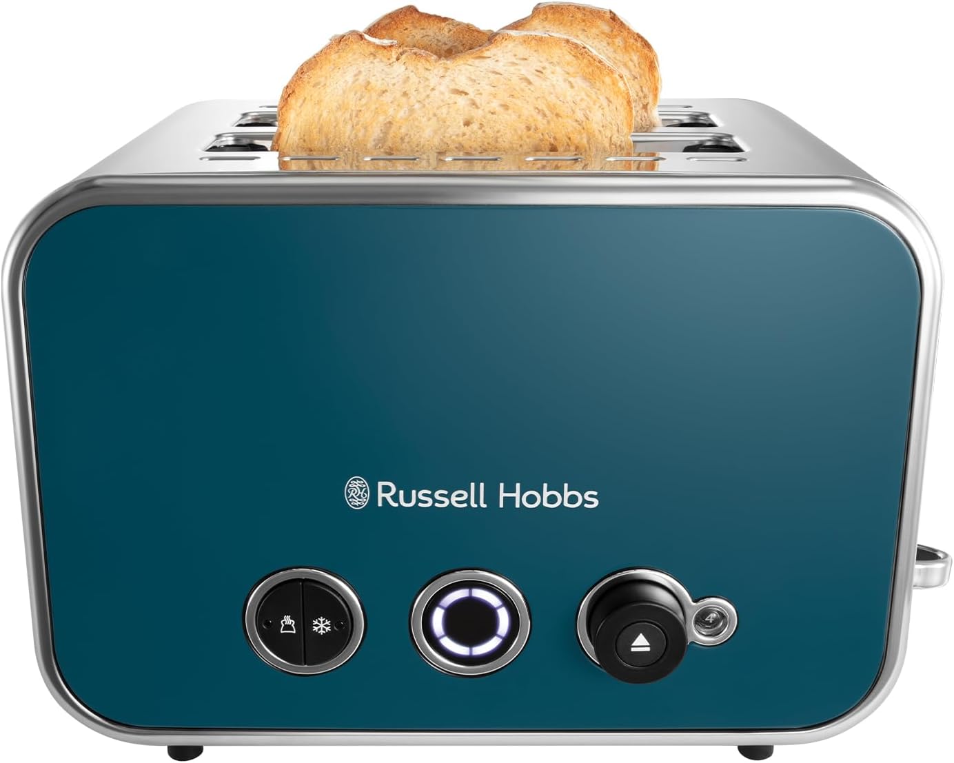 Russell Hobbs Distinctions 2 Slice Toaster Extra Long Slots 26431 (Ocean)