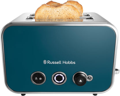 Russell Hobbs Distinctions 2 Slice Toaster Extra Long Slots 26431 (Ocean)