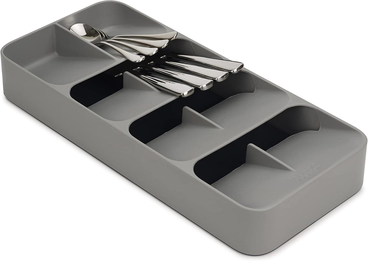 Joseph Joseph Grey DrawerStore Large Compact Cutlery Organiser 85152 - Vibe Home
