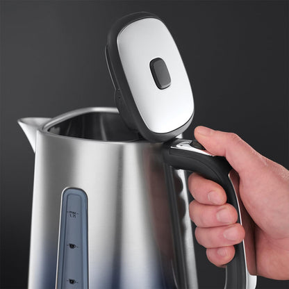 Russell Hobbs Eclipse Jug Kettle & 4 Slice Toaster Kitchen Set (Midnight Blue) - Vibe Home