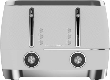 Beko Cosmopolis Kettle & 4 Slice Toaster Kitchen Set (White)