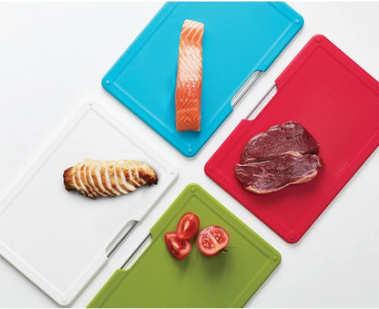 Joseph Joseph Folio 4-Piece Colour Coded Chopping Board Set 60196 (White)