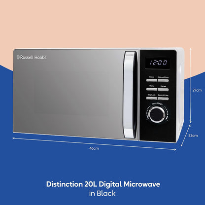 Russell Hobbs Distinctions 20L 800W Digital Microwave RHMD832B (Black)