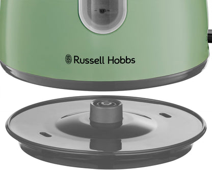 Russell Hobbs Stylevia Kettle & 4 Slice Toaster Kitchen Set (Sage Green)