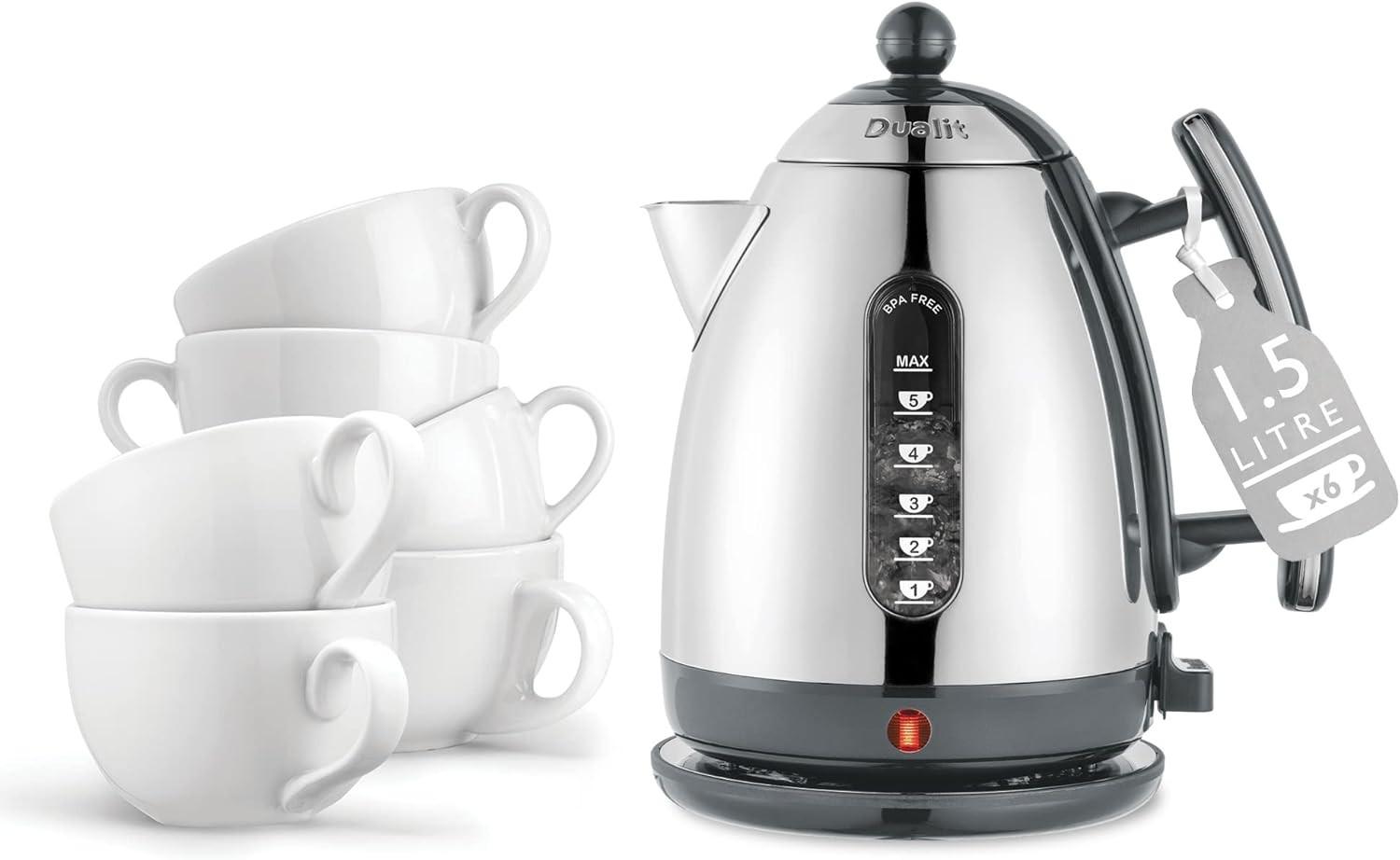 Dualit Lite Grey Kettle 72006 - Vibe Home