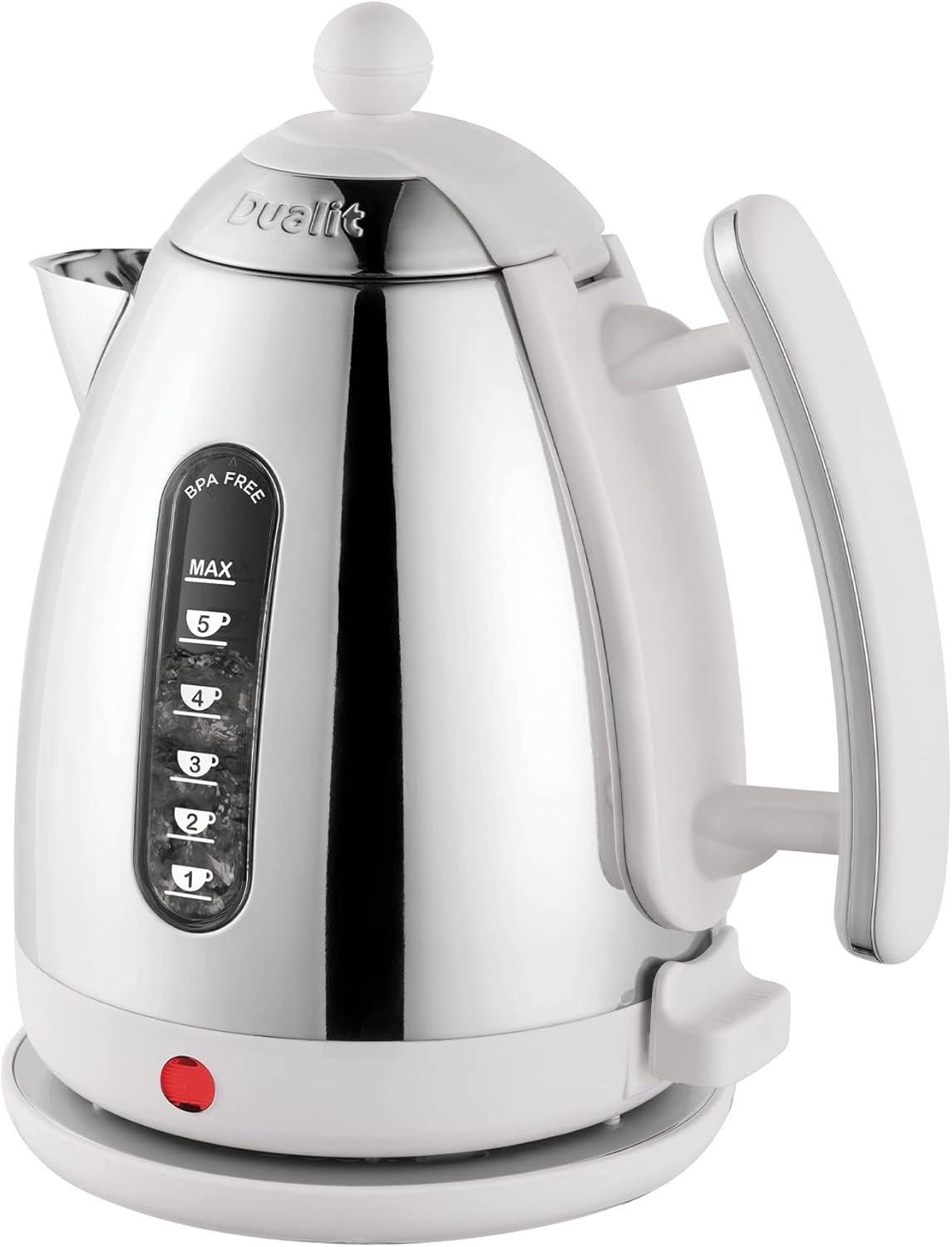 Dualit Lite White Trim Kettle 72015 - Vibe Home