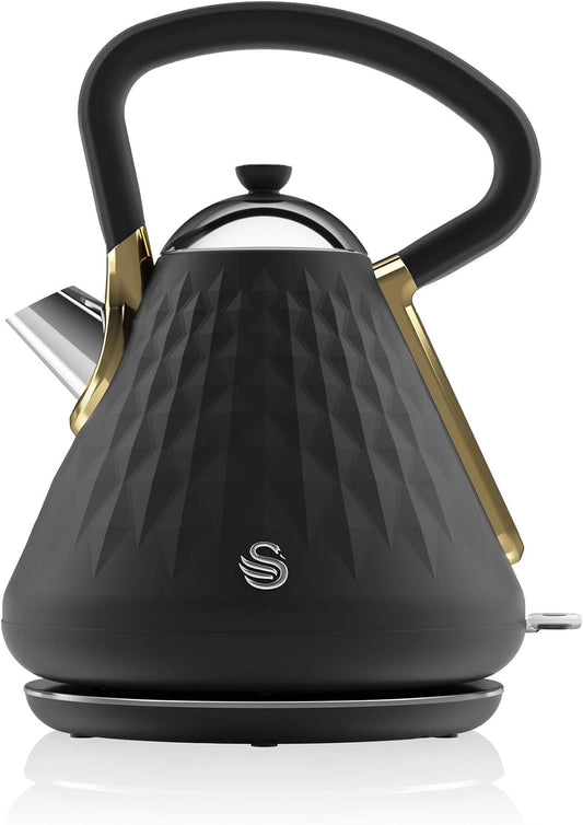 Swan Gatsby Kettle Pyramid Black/Gold SK14080BLKN