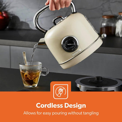 GEEPAS Retrovive Kettle GK38074UK-CR (Cream)