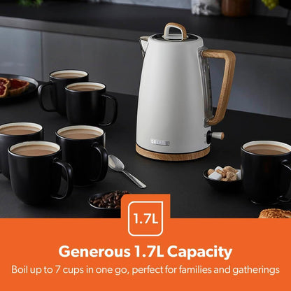 GEEPAS NordiQ Kettle 3000W GK38072UK-CR (Cream)