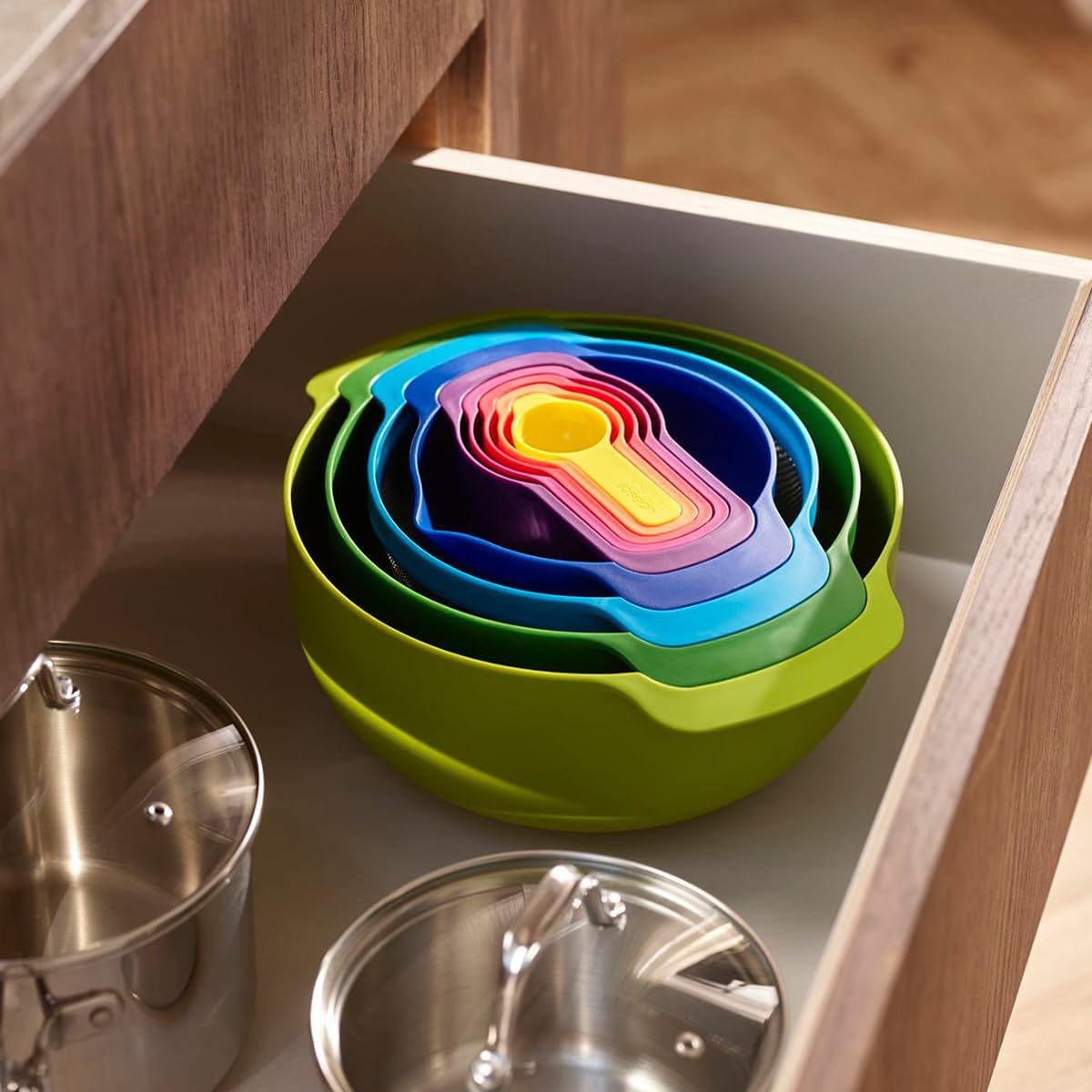 Joseph Joseph Nest 9 Plus 9-Piece Compact Food Preparation Set