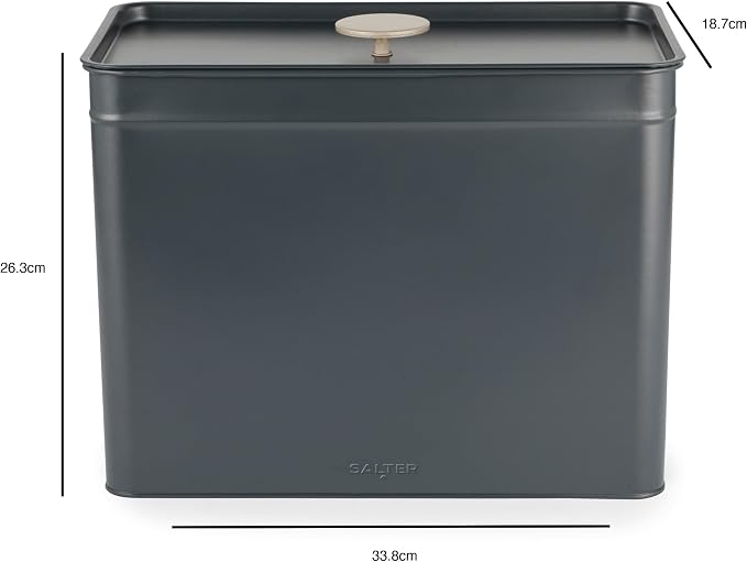 Salter Salter Marino Bread Bin & Canister Set (Grey/Blue)