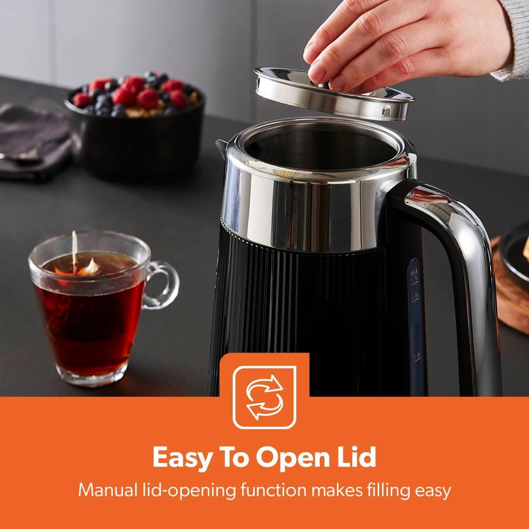 GEEPAS Arcus Kettle GK38078UK-BK (Black)