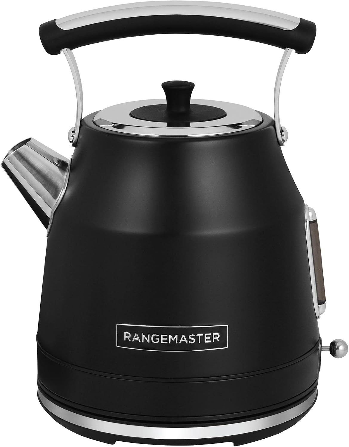 Rangemaster Traditional Kettle & 2 Slice Toaster Kitchen Set (Matt Black)