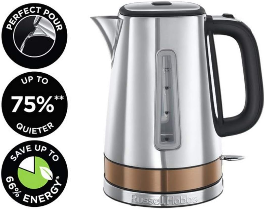 Russell Hobbs Luna Jug Kettle 24280 (Copper/Silver)