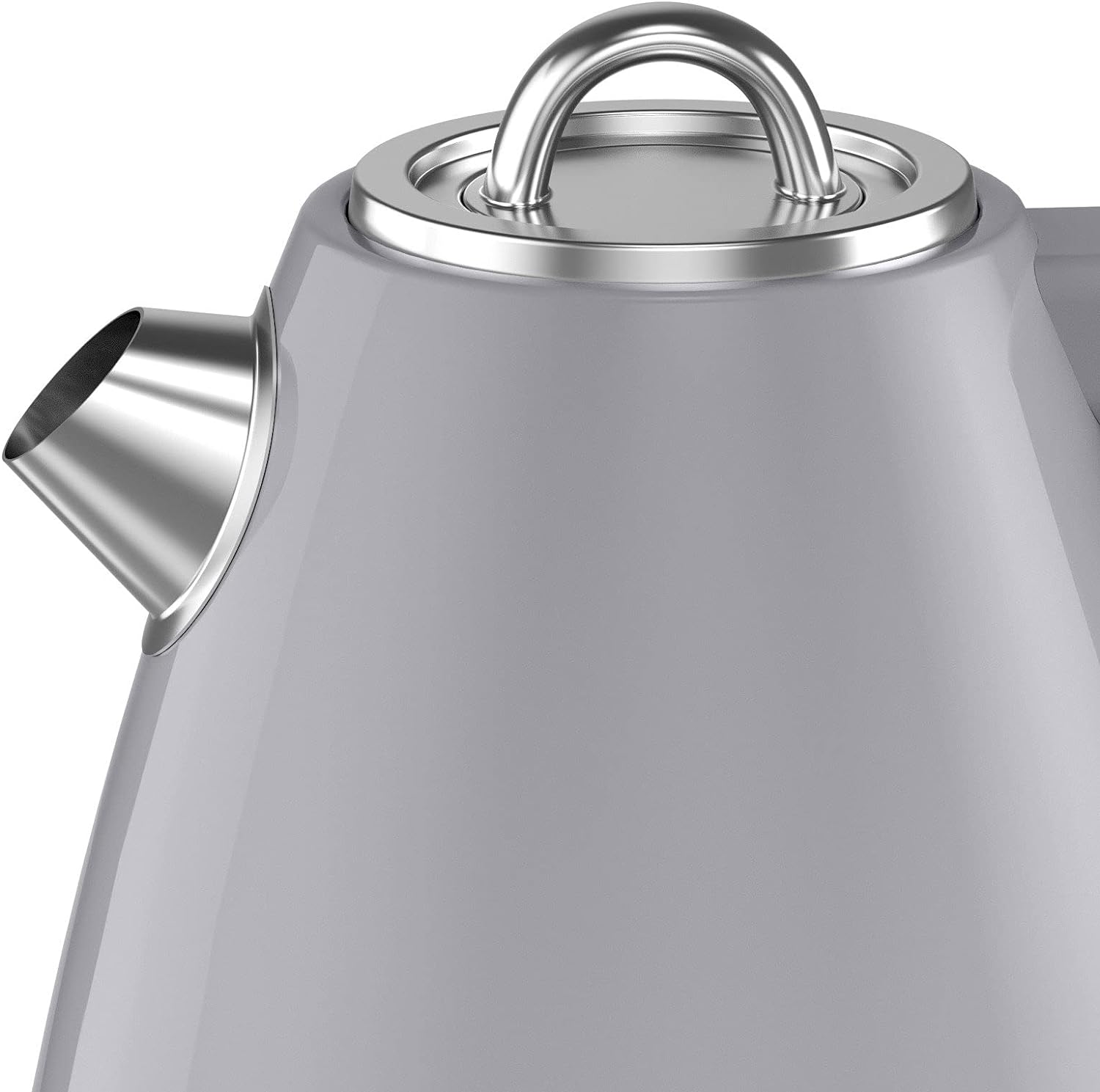 Swan Grey Kettle Stainless Steel Kitchen Retro Cordless SK19020GRN