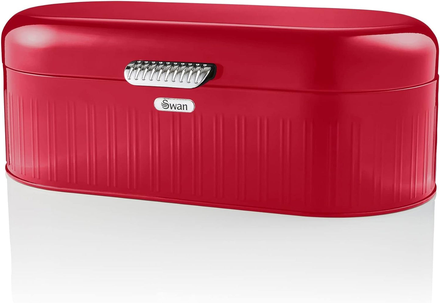 Swan Retro Red Bread Bin Kitchen Food Storage SWKA1014RN