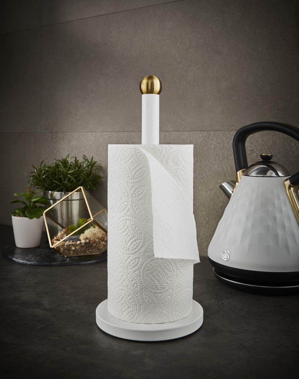 Swan Gatsby Kitchen Roll Holder Pole SWKA17521WHTN (White)