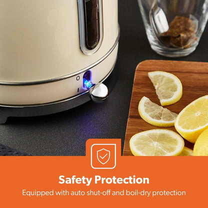 GEEPAS Retrovive Kettle GK38074UK-CR (Cream)