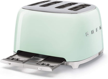 SMEG 4 Slice Toasters Pastel Green Toaster - Limited Edition