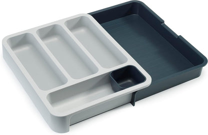 Joseph Joseph DrawerStore Expandable Cutlery Tray Drawer Organiser (Dark Grey)