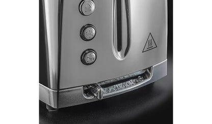 Russell Hobbs Luna Jug Kettle & 2 Slice Toaster Kitchen Set (Grey) - Vibe Home