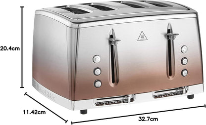 Russell Hobbs Russell Hobbs Eclipse 4 Slice Toaster 25143 (Copper Accents)